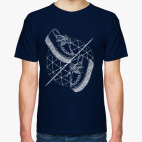 Классическая футболка Слова и фразы - твои шаги!