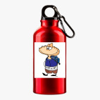 Металлическая бутылка 400 мл UV-DTF