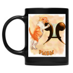 Кружка цветная UV-DTF