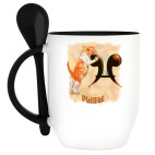 Кружка с ложкой