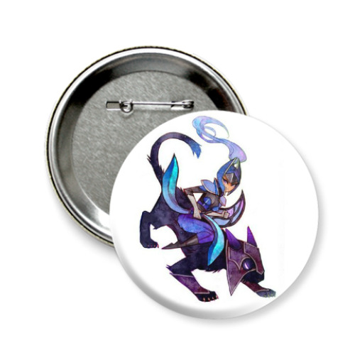 Значок 58мм с принтом LUNA