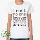 Женская футболка органик