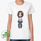 Женская футболка органик