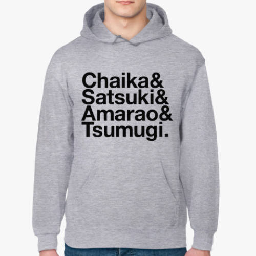 Толстовка худи с принтом Anime Eyebrows