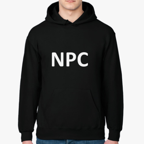 Толстовка худи с принтом NPC