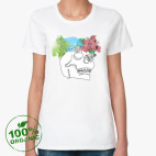 Женская футболка органик