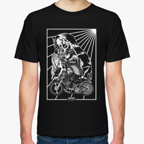 Футболка с принтом Дух поездки