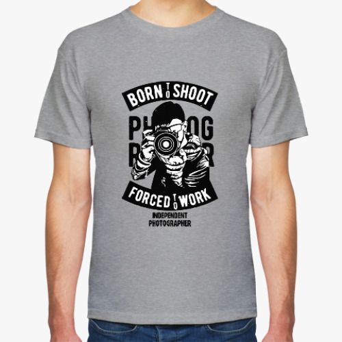 Футболка с принтом Born To Shoot