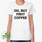 Женская футболка органик