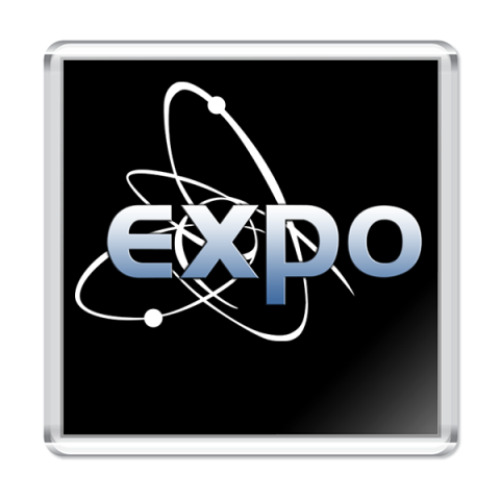 Магнит с принтом   Expo