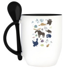 Кружка с ложкой