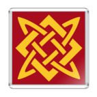 Магнит 6.5 x 6.5 см Звезда Руси (Сварогов квадрат)