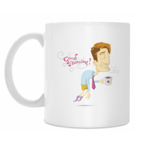 Кружка с принтом Доброе утро