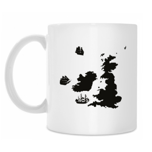 Кружка с принтом Чаепитие с Джимом