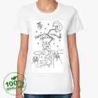Женская футболка органик