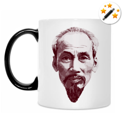 Кружка-хамелеон с принтом Хо Ши Мин