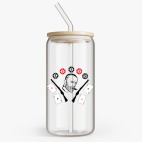 Банка с бамбуковой крышкой