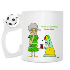 Кружка с футбольным мячиком