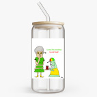 Банка с бамбуковой крышкой