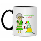 Кружка двухцветная