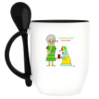 Кружка с ложкой