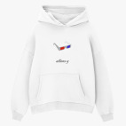 Толстовка худи оверсайз