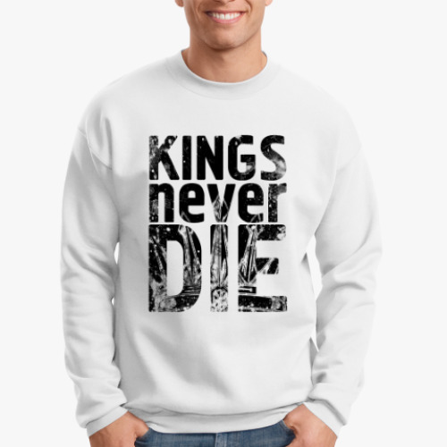 Свитшот с принтом Kings Never Die. Eminem