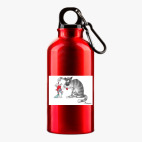 Металлическая бутылка 400 мл UV-DTF