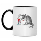 Кружка двухцветная