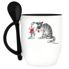 Кружка с ложкой