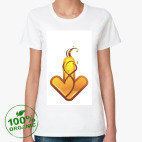 Женская футболка органик