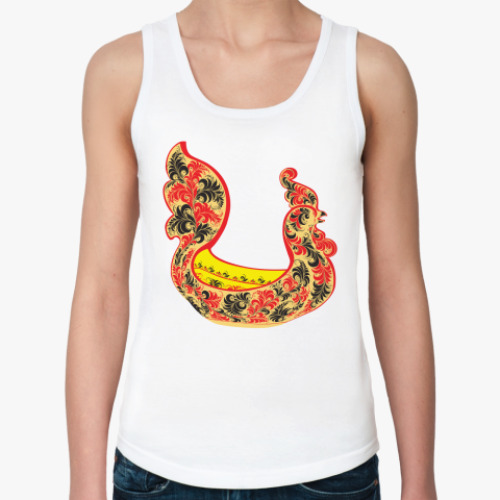 Женская майка с принтом Русский народный узор