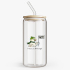 Банка с бамбуковой крышкой