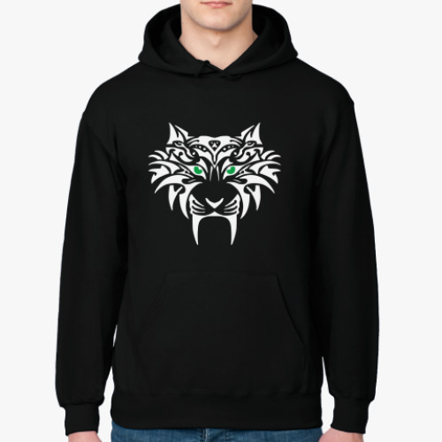 Толстовка худи с принтом Tribal Tiger