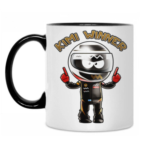 Кружка с принтом Kimi Winner!