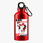 Металлическая бутылка 400 мл UV-DTF