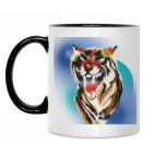 Кружка двухцветная