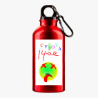 Металлическая бутылка 400 мл UV-DTF