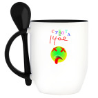 Кружка с ложкой