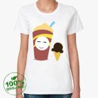 Женская футболка органик