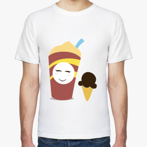 Футболка с принтом  Symbols  /  Food