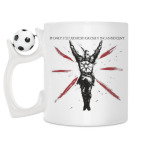 Кружка с футбольным мячиком