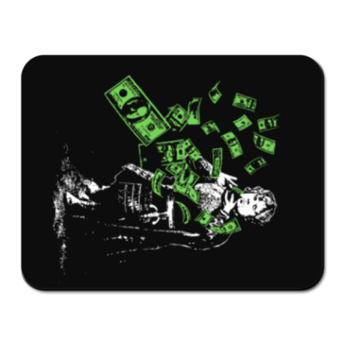 Коврик для мыши с принтом Тирион и деньги