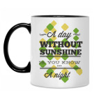 Кружка двухцветная