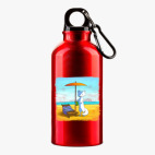 Металлическая бутылка 400 мл UV-DTF