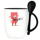 Кружка с ложкой