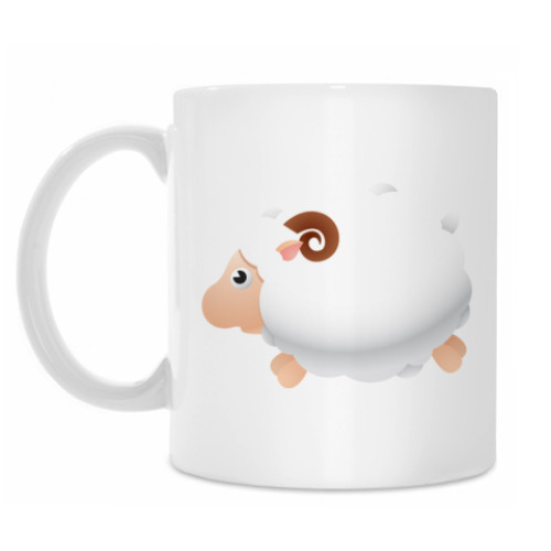 Кружка с принтом Овца