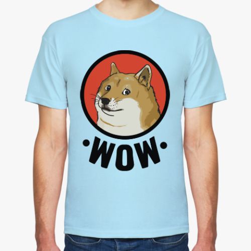 Футболка с принтом Лайка WOW