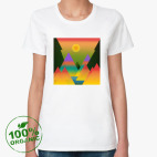 Женская футболка органик