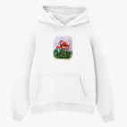 Толстовка худи оверсайз